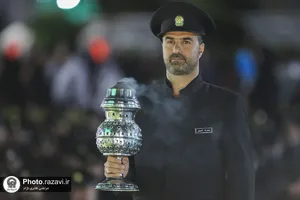 آیین خطبه&zwnj;خوانی شب شهادت امام رضا(ع) در حرم مطهر رضوی برگزار شد