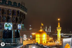 بانگ الله اکبر در حرم مطهر رضوی