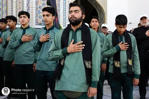 مراسم عزاداری هیئت عالم آل محمد(علیه السلام) ویژه خادمین بارگاه رضوی