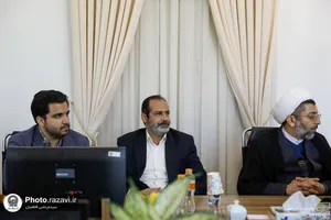 دیدار اعضای شورای پایگاه بسیج حرم با مدیر عالی حرم مطهر رضوی