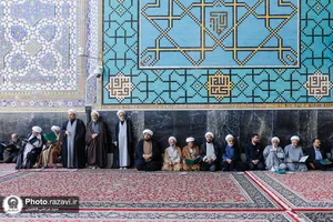 مجلس ترحیم حجت&zwnj;الاسلام والمسلمین الهی خراسانی در حرم مطهر رضوی