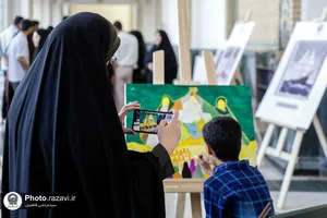 نمایشگاه خطاطی و نقاشی نوجوانان غیرایرانی