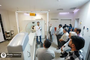 بازدید واقفین و ناذرین از بیمارستان رضوی
