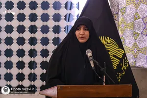 عزاداری بانوان اردوزبان در حرم مطهر رضوی
