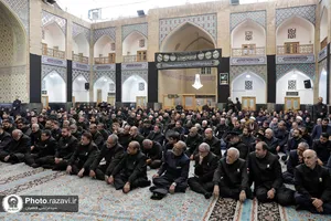 مجلس عزای دهه آخر صفر در حرم مطهر رضوی