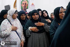 عزاداری بانوان اردو زبان در حرم مطهر رضوی