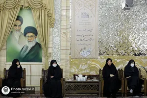 دیدار بانوان شاغل در آستان با تولیت آستان قدس رضوی