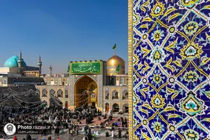 حرم مطهر رضوی در آستانه اعیاد شعبانیه