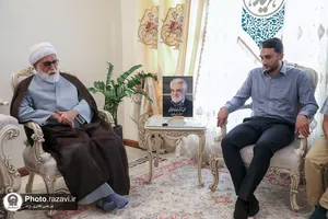 دیدار تولیت آستان قدس رضوی با خانواده شهدای جنگ ١٢ روزه