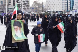 راهپیمایی پرشکوه 22 بهمن در مشهد