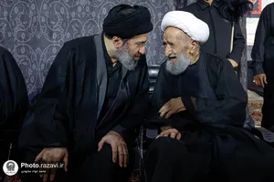 مراسم بزرگداشت چهلمین روز تدفین رهبر شهید انقلاب اسلامی در حرم مطهر رضوی