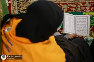 مراسم دعای عرفه زائران اردوزبان در حرم مطهر رضوی