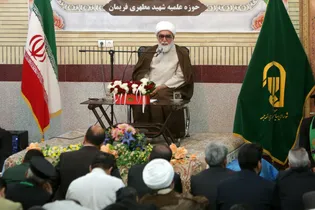 حضور تولیت آستان قدس رضوی در جمع طلاب حوزه علمیه فریمان