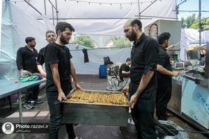 بازدید تولیت آستان قدس رضوی از موکب بنیاد رضوی