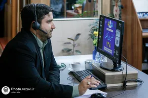پاسخگویی تلفنی مدیر مطالعات و نوآوری حرم مطهر رضوی به مخاطبان سامانه ۱۳۸