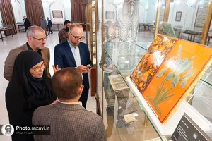 بازدید رئیس کتابخانه غازی خسروبیک از موسسات فرهنگی آستان قدس رضوی