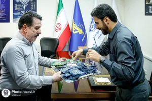 حضور مدیر عالی حرم مطهر امام رضا علیه&zwnj;السلام در دفتر رسانه&zwnj;های استان خراسان رضوی