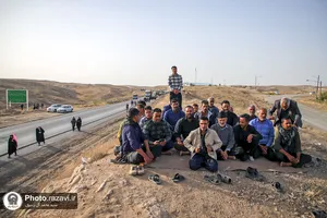 زائران پیاده حضرت رضا علیه&zwnj;السلام - مسیر نیشابور