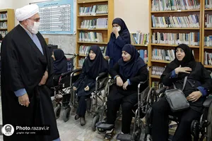 حضور تولیت آستان قدس رضوی در آسایشگاه شهید فیاض بخش مشهد