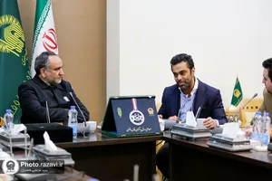 اهدای مدال جهانی &laquo;مهدی ماهانی&raquo;، قهرمان پرورش اندام به موزه آستان قدس رضوی