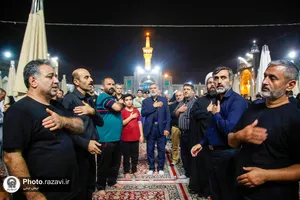 عزاداری هیئات مذهبی سراسر کشور در حرم مطهر رضوی
