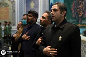 گردهمایی روز جوان در حرم مطهر رضوی
