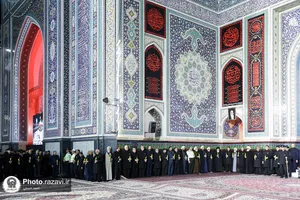 آئین خطبه&zwnj;خوانی شب عاشورا در حرم مطهر رضوی-2