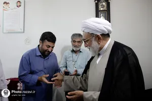 دیدار تولیت آستان قدس رضوی با خانواده شهید سجادی پویا