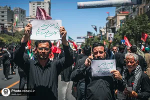 تشییع پیکر رهبر شهید انقلاب در مشهد مقدس-3