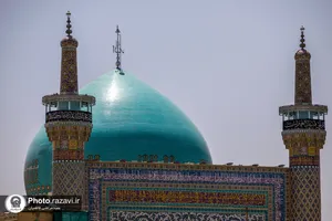 سیاهپوشی حرم مطهر رضوی بمناسبت فرا رسیدن ماه محرم