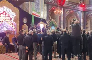 از البرز تا گنبد مهربانی‌ها؛ طنین نخل‌گردانی سنتی روستای کندر در صحن قدس حرم رضوی