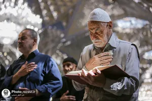 عزاداری روز اربعین حسینی در حرم مطهر رضوی