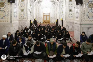 تشرف دانشجویان جدیدالورود پزشکی و پیراپزشکی به حرم مطهر رضوی