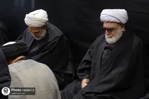 مجلس روضه فاطمیه در حرم مطهر رضوی-1