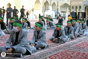 مراسم عزاداری ابناء الرضا در حرم مطهر رضوی
