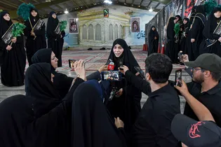 بازدید خبرنگاران از مواکب آستان قدس رضوی