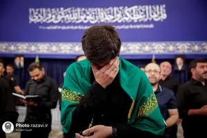 عزاداری شام اربعین حسینی در حرم مطهر رضوی