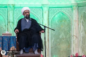 مراسم بزرگداشت آیت&zwnj;الله سیدموسی شبیری زنجانی در حرم مطهر رضوی