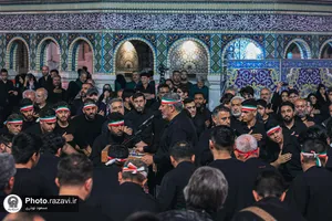 عزاداری سنتی شب دهم محرم در &laquo;حسینیه حرم&raquo;