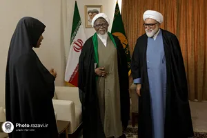 دیدار تولیت آستان قدس رضوی با شیخ ابراهیم زکزاکی