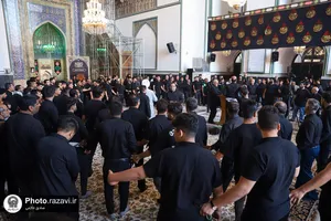 هیئت عزاداران بوشهری در حسینیه حرم