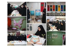 نمایش حدود ۲۵۰۰ اثر در بازارچه کسب‌وکار دانش‌آموزان دبیرستان امام رضا (ع)