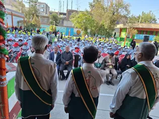 «زنگ مهر رضوی» در دبستان دخترانه شاهد بیرجند طنین انداز شد