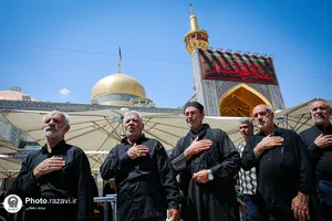 عزاداری روز اربعین حسینی در حرم مطهر رضوی