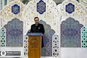 بهت و اندوه زائران حرم مطهر رضوی در لحظه اعلام خبر شهادت رئیس&zwnj;جمهور