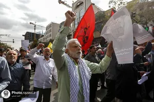 راهپیمایی ضدصهیونیستی &laquo;جمعه خشم&raquo; در مشهد