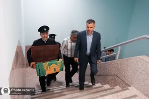 حضور خدام حرم مطهر رضوی در بیمارستان منتصریه