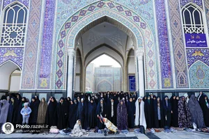 اقامه نماز عید فطر در حرم مطهر رضوی-2