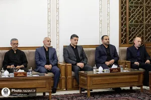 دیدار فرمانده کل ارتش جمهوری اسلامی ایران با تولیت آستان قدس رضوی