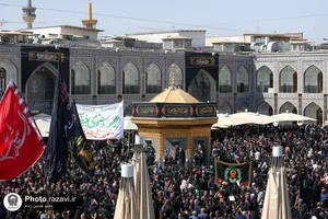 عزاداری شهادت امام رضا علیه السلام در حرم مطهر رضوی